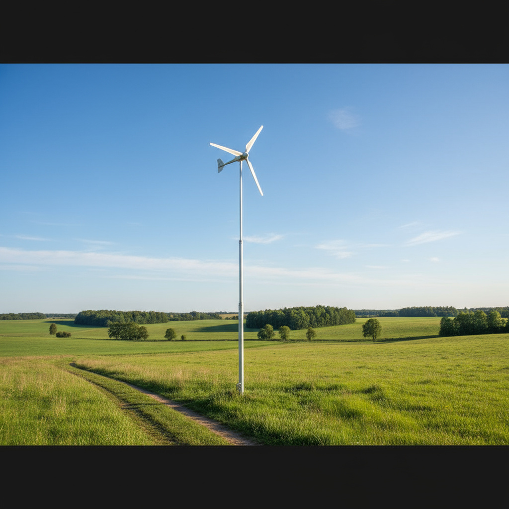 Kleinwindanlage im ländlichen Raum
